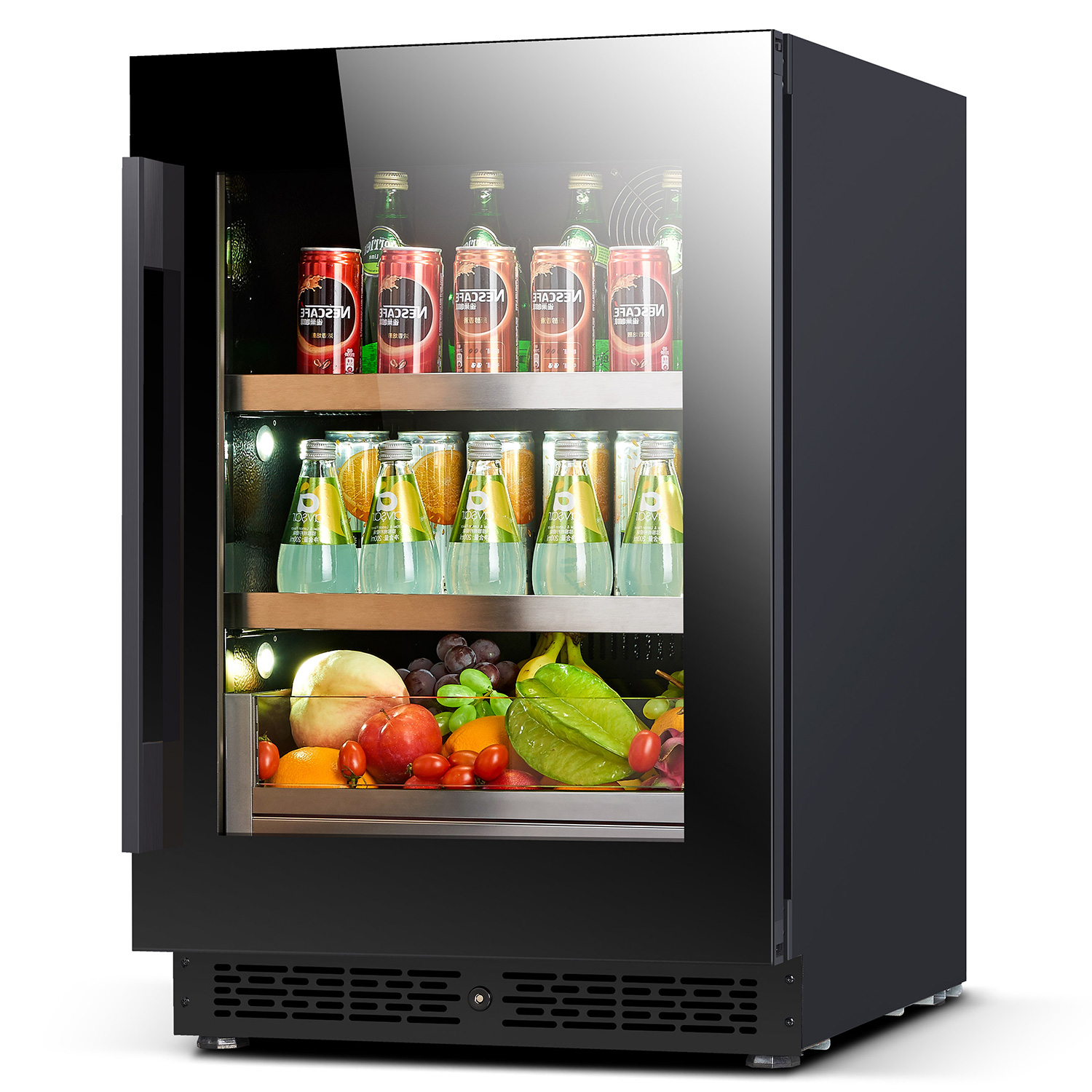 Sleek Built in Undercounter Be - đánh giá và giá Wine Beer Dual Zone