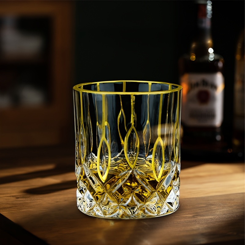 Whiskey Glass Gold Line Wine W - đánh giá và giá Whisky Beer And Wine