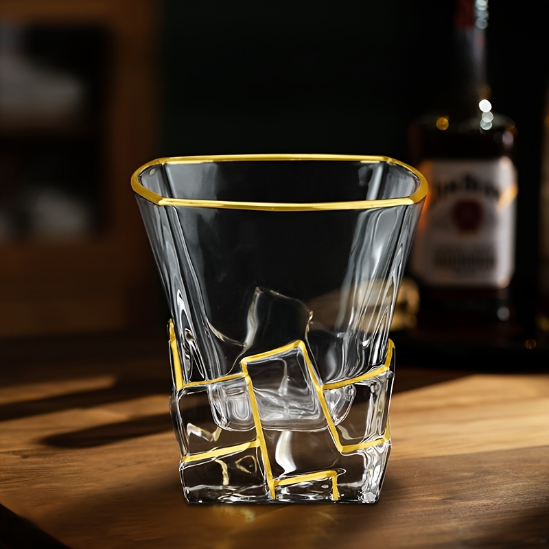 Whiskey Glass Gold Line Wine W - đánh giá và giá Whisky Beer And Wine