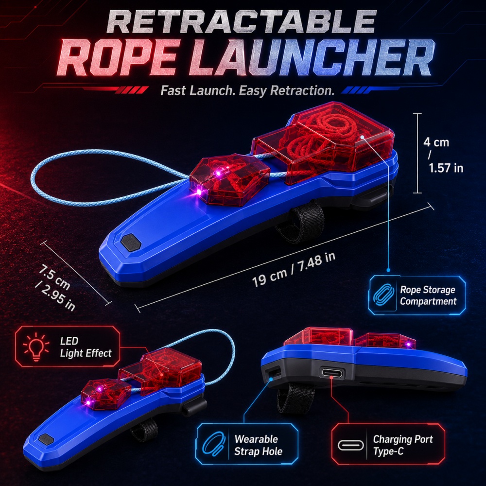 Rope Launcher Spider Web Shoot - đánh giá và giá Cocktail Shaker Set