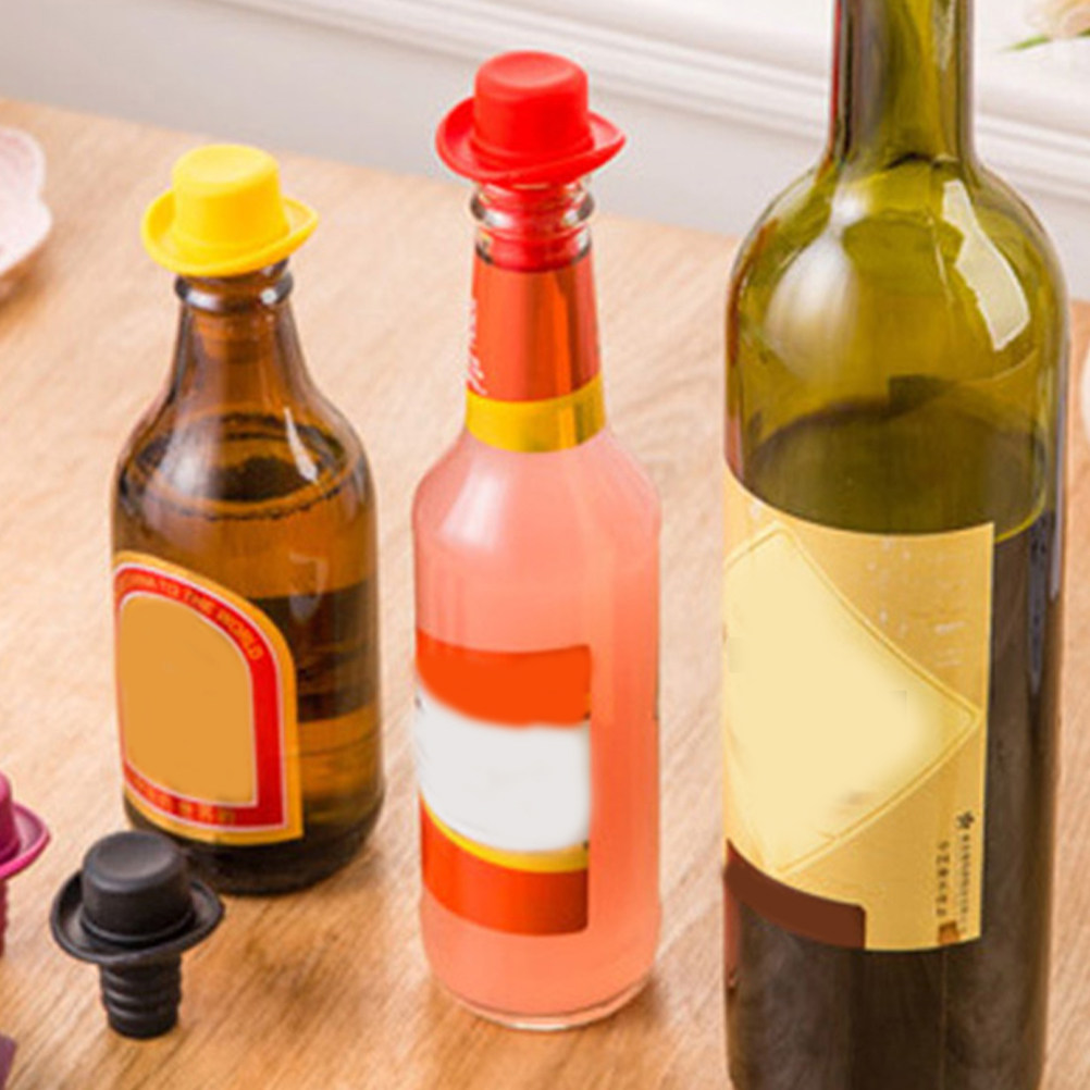 4Pcs Silicone Wine Bottle Stop - đánh giá và giá Wine Beer Hat